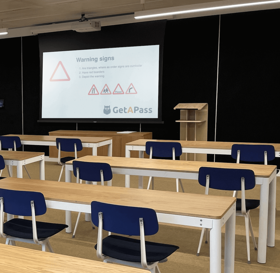 photo of our in-person classroom